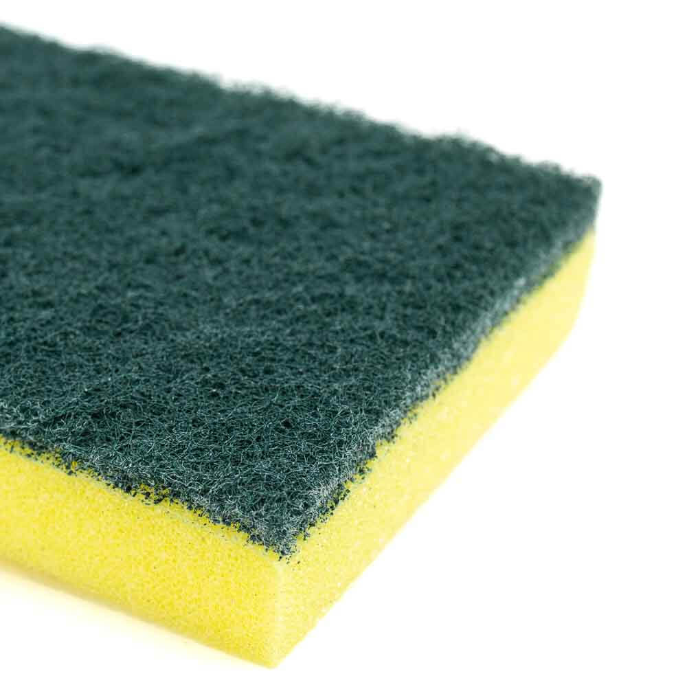 White, Green, & Walnut Cleaning Pads | Scrubbing Sponges - Image 6